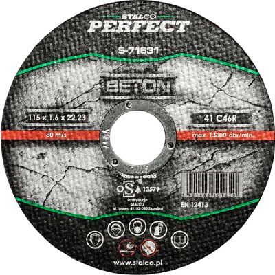 Tarcza beton 180*3,0 Plaska Perfect S-71639 Stalco