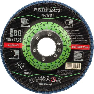 Tarcza listkowa 125 gr. 60 ALOTEX Perfect S-71226 Stalco