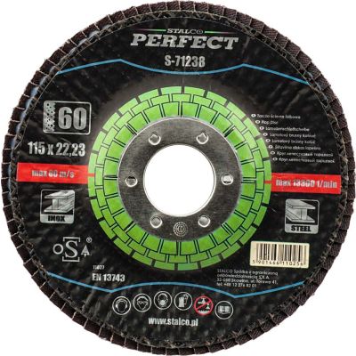 Tarcza listkowa Stalco 125 gr.60 cyrkon Premium