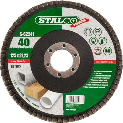 Tarcza listkowa 125 gr. 80 ALOTEX Stalco Premium S-62247