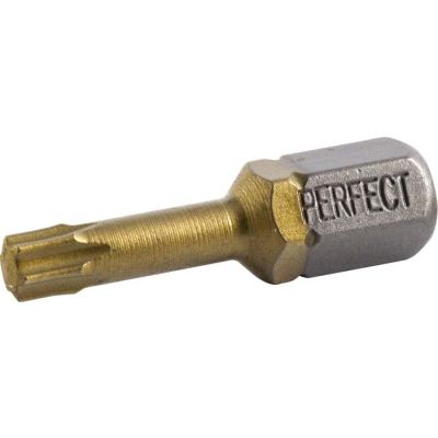 Końcówka T25x25 titanium do wkrętów Perfect S-66321 Stalco