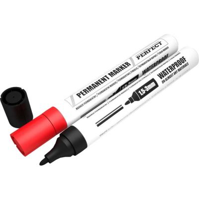 Marker permanentny 1,5-3 mm czarny Perfect S-76020 Stalco