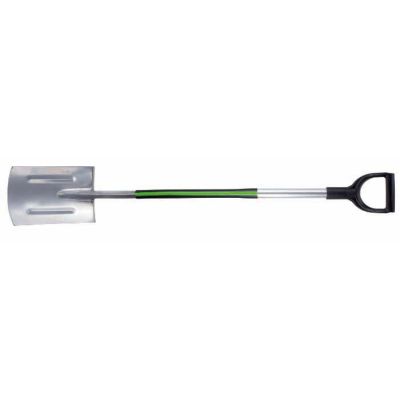 Szpadel prosty hartowany trzon metalowy pochwyt PVC Stalco Perfect S-74001
