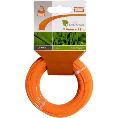 Żyłka tnąca kwadratowa 1,3 mm x 15 m Stalco Garden
