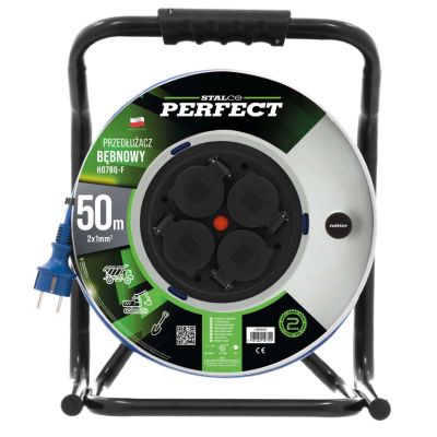 Przedłużacz bębnowy Heavy Line 40 m 16 A 3 x 2,5 mm Stalco Perfect Stalco