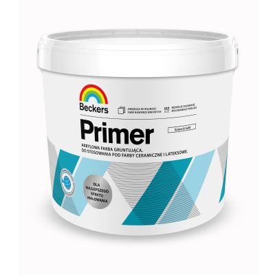 Farba Beckers designer primer biały 3 L Beckers