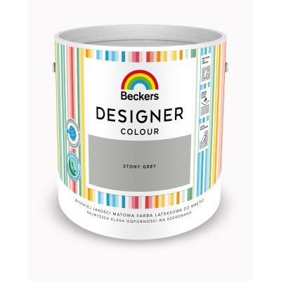 Farba Beckers designer colour stony grey 2,5 L Beckers