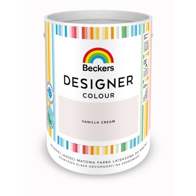 Farba Beckers designer colour vanil. crem 5 L Beckers