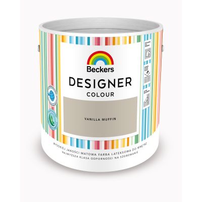 Farba Beckers designer colour vanilia muff 2,5 L Beckers
