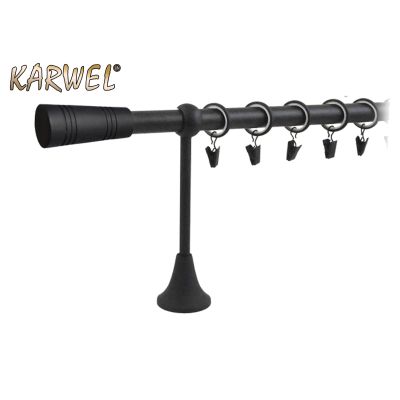 KARNISZ KARWEL VICTORIA FI19  POJED. 2,4  CZARNY TUB (folia)