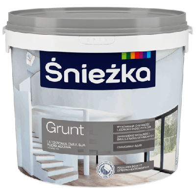 Grunt emulsja podkładowa Snieżka w 5 L do wnętrz