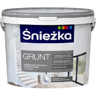 Grunt emulsja podkładowa Snieżka 10 L do wnętrz