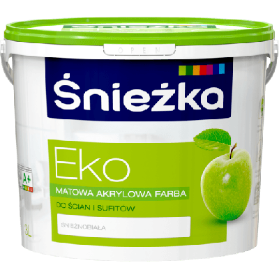 FARBA EMULSJA Snieżka EKO biały  3L.