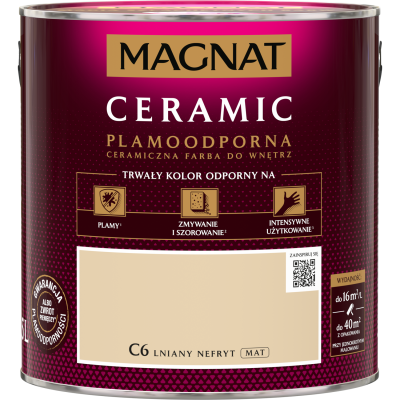 FARBA CERAMICZNA MAGNAT  Ceramic LNIANY NEFRYT C6  2,5L