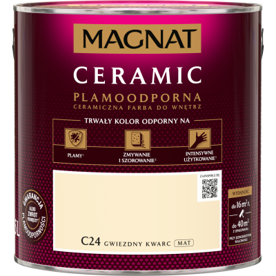 FARBA CERAMICZNA MAGNAT  Ceramic GWIEZDNY KWARC C24  2,5L