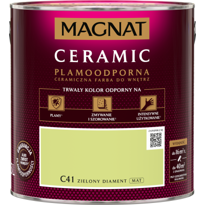 FARBA CERAMICZNA MAGNAT Ceramic ZIELONY DIAMENT C41  2,5L