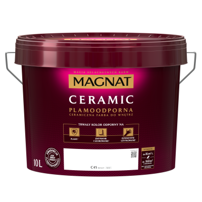 FARBA CERAMICZNA MAGNAT Ceramic BIAŁY C45  10L