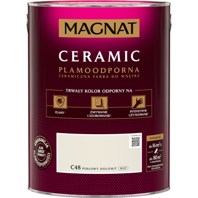 FARBA CERAMICZNA MAGNAT Ceramic PERŁOWY DOLOMIT C48 5L