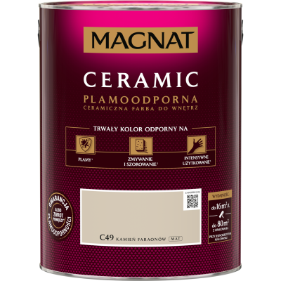FARBA CERAMICZNA MAGNAT Ceramic KAMIEŃ FARAONÓW C49 5L