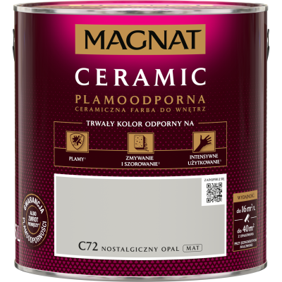 FARBA CERAMICZNA Magnat Ceramic NOSTALGICZNT OPAL C72 2,5L