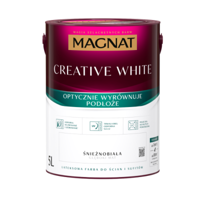 FARBA CERAMICZNA Magnat Ceramic CREATIVE BIAŁY  5L