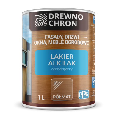 Drewnochrom Dekoral Domalux lakier alkilak półmat bezbarwny 1 L Dekoral