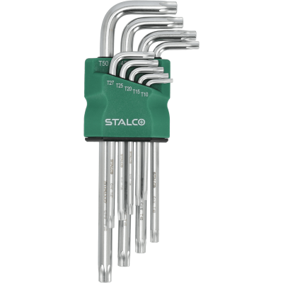 Klucze Torx z otworem T10-15-20-25-27-30-40-45-50 Stalco