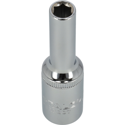 Nasadka sześciokątna głęboka 1/2'' 8 mm CrV Stalco