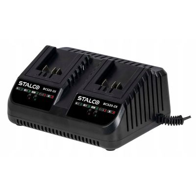 Ładowarka podwójna BCS20-2X4A aku. Stalco
