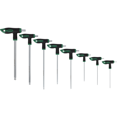 STALCO Klucze trzpieniowe dwustronne TORX S2 8 elem. T10, T15, T20, T25, T30,
