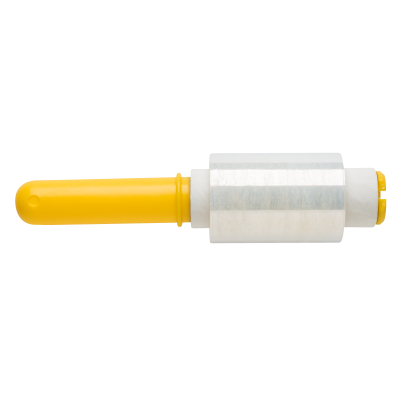 Folia stretch 10 cm*250 m z rączką minirap Kaem (PP)