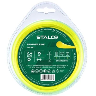 Żyłka tnąca okrągła Round 2,4 mm x 15 m Stalco