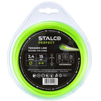 Żyłka tnąca okrągła XTR Core 2,4 mm x 15 m PWRFECT Stalco