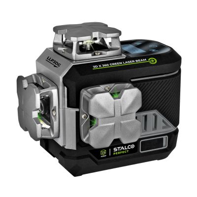 Laser krzyżowy 3D LLP3DG zielony Stalco