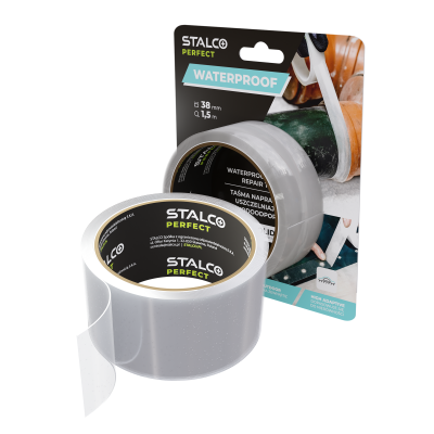 Taśma naprawcza uszczelniająca wodoodporna 38 mm x 1,5 m Stalco