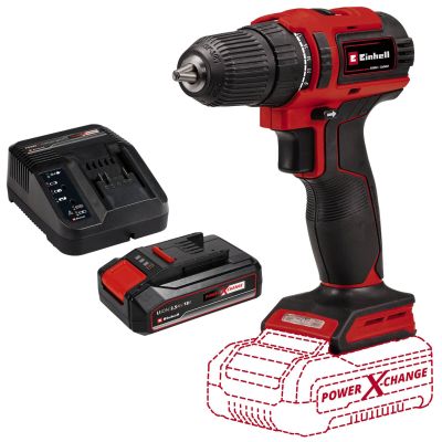 WIERTARKO-WKRĘTARKA BEZSZCZOT (40 Nm) EINHELL TE-CD 18/40 Li BL (2,5Ah ZS)
