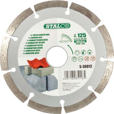 Tarcza diamentowa segmentowa 115 mm Stalco Standard S-30011