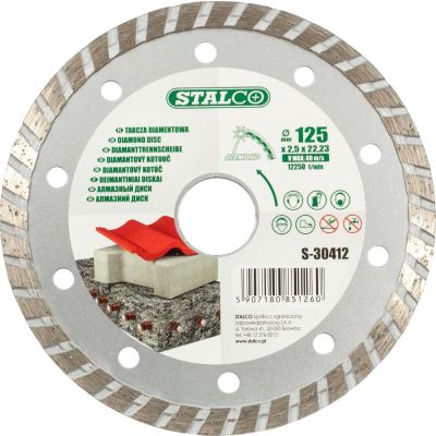 Tarcza diamentowa Stalco 230 mm turbo Standard