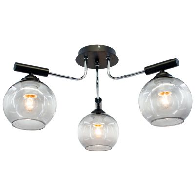ELEM OPRAWA OŚW. 2207/3 3pł.E27 CHROM + BLACK