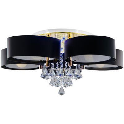 Element oprawy oświetleniowej DRS8006/5 plafon E27 5pł. 27 x LED Gold Black