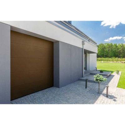 Brama segmentowa Optimal L40 złoty dąb 2750x2500 mm Kronmat