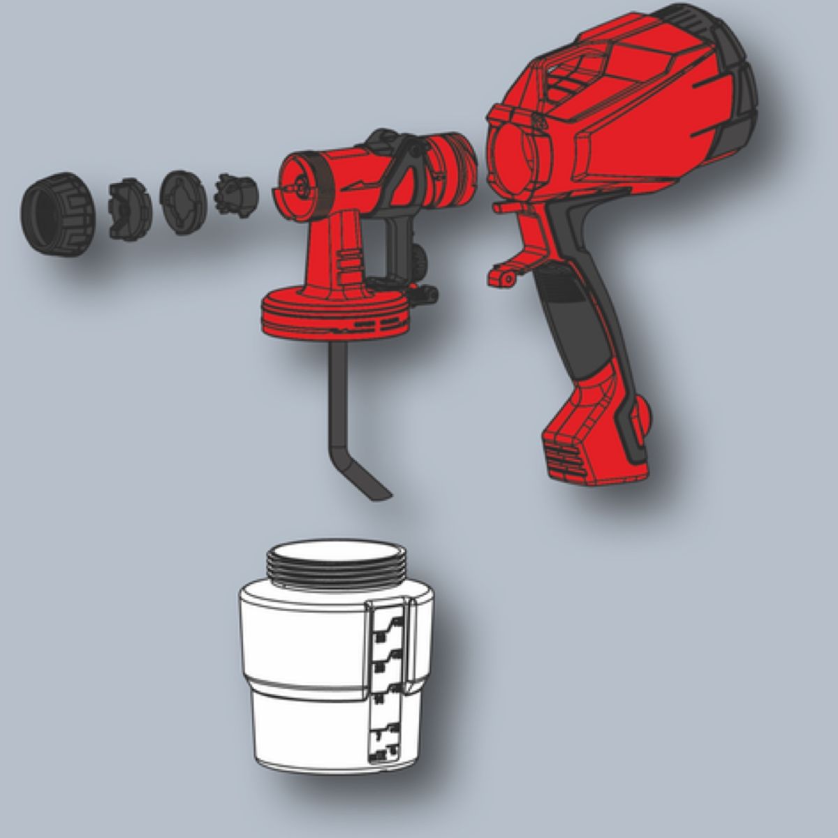 Pistolet do malowania TC-SY 500 P Einhell - zdjęcie 2