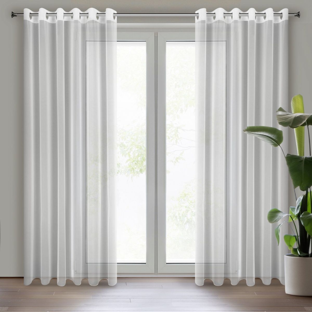 Firana gotowa 135x250 przel fir/Esel/b 350 Eurofirany - zdjęcie 2