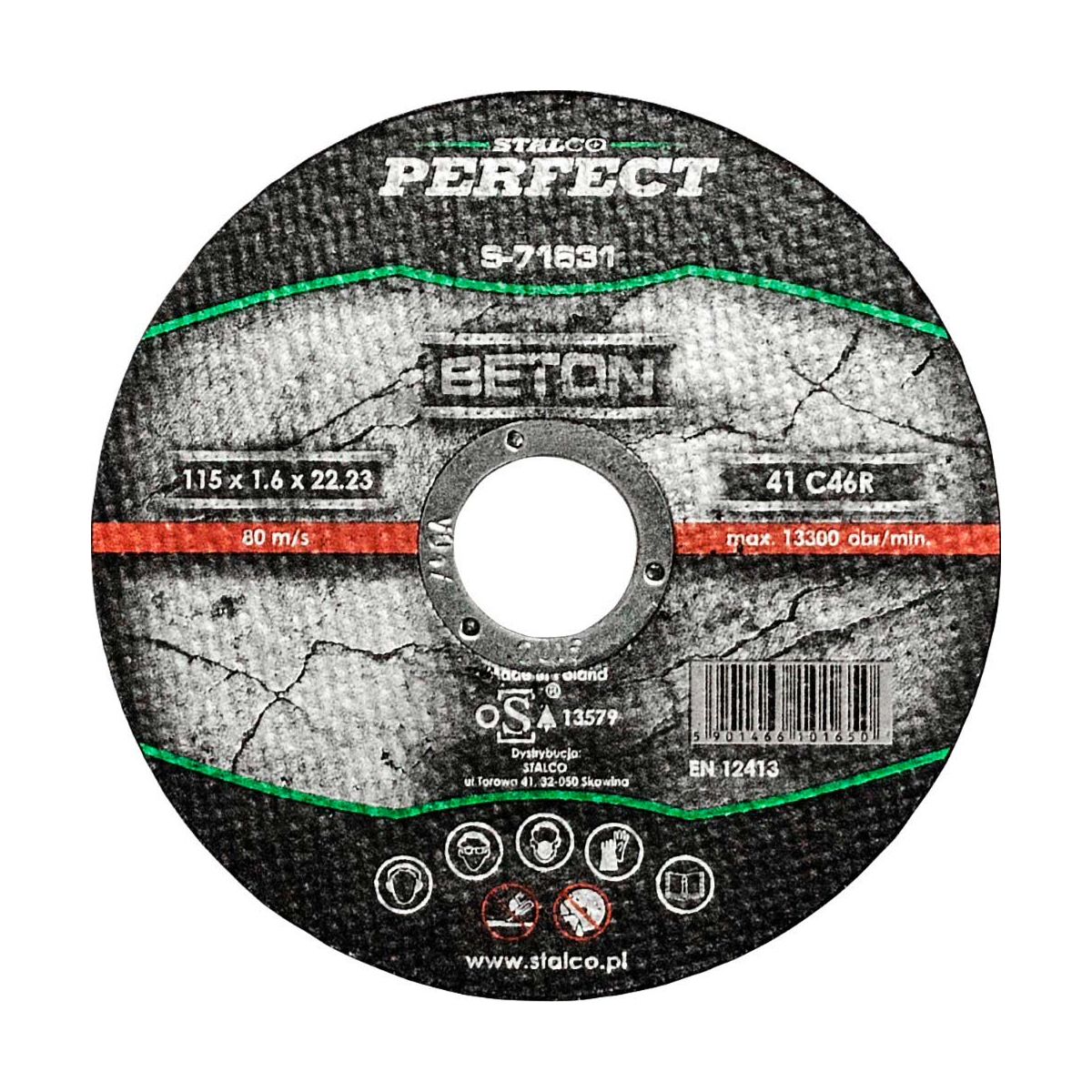 Tarcza beton 125*1,6 Plaska Perfect S-71635 Stalco