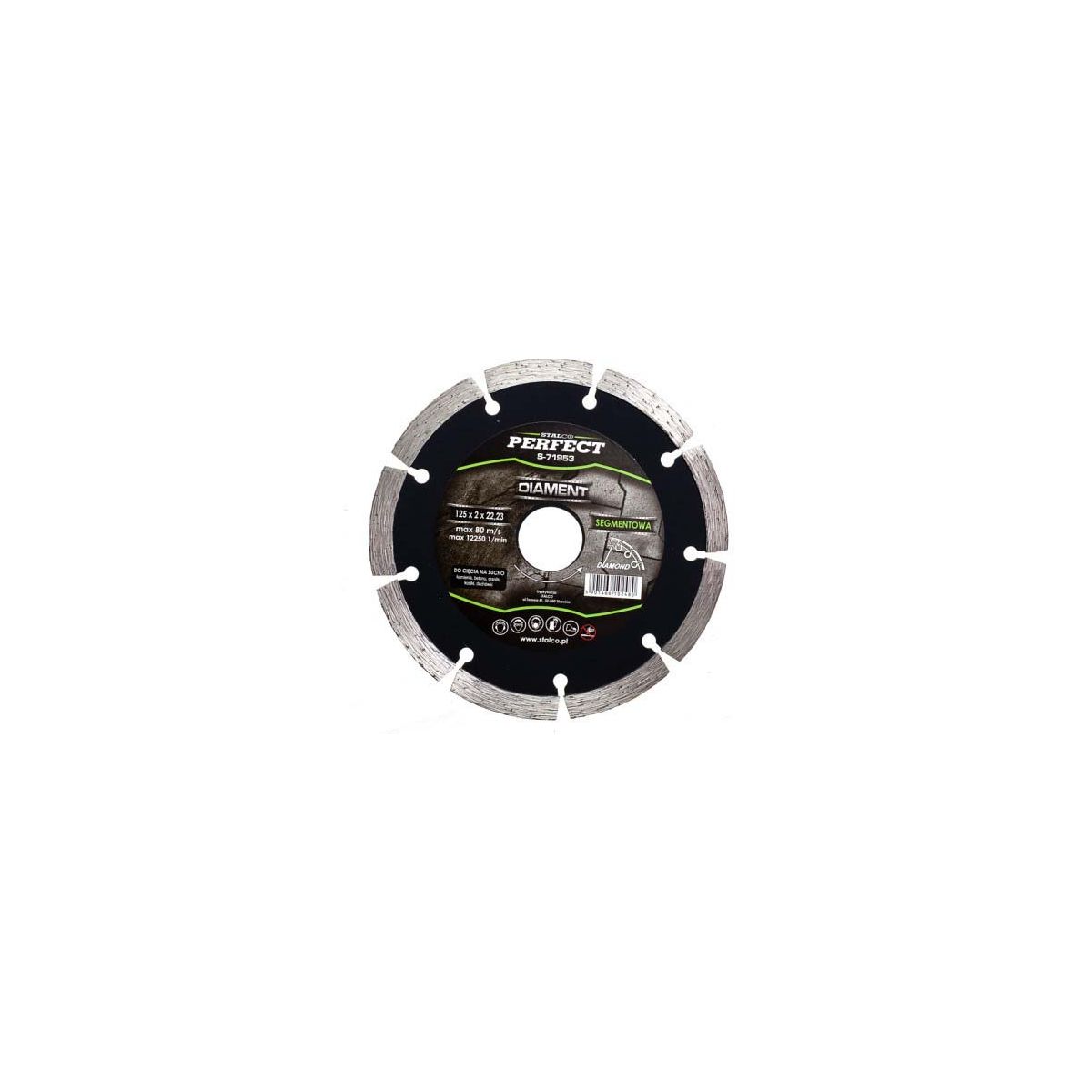 Tarcza diamentowa Stalco 115 mm segment "Perfect" S-71951