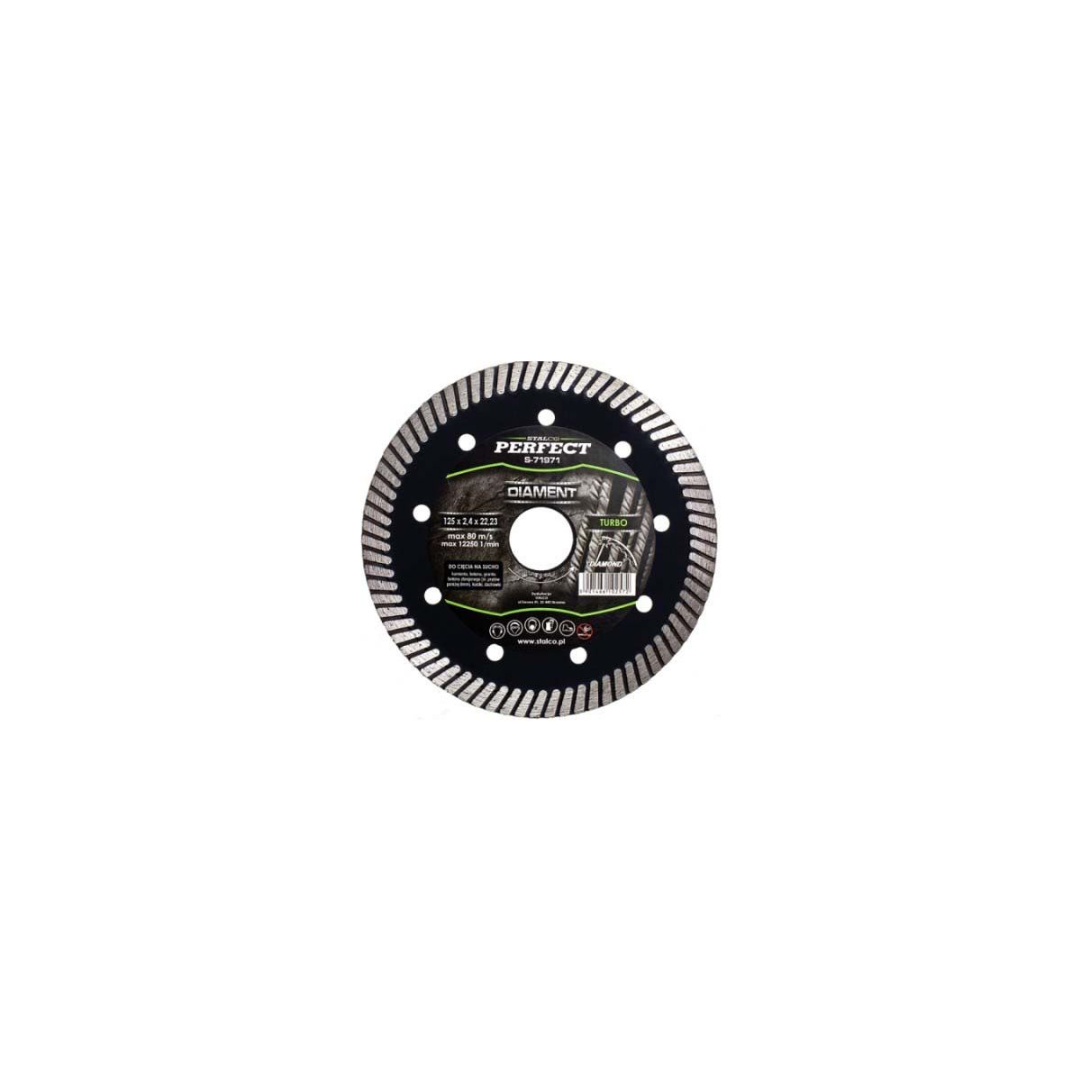 Tarcza diamentowa Stalco 230 mm turbo "Perfect" S-71975