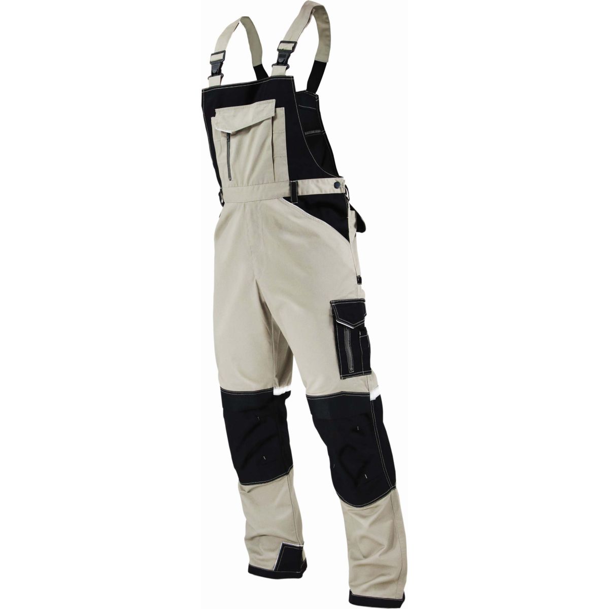 Spodnie robocze na szelkach piaskowe Summer Line LS-52 Stalco
