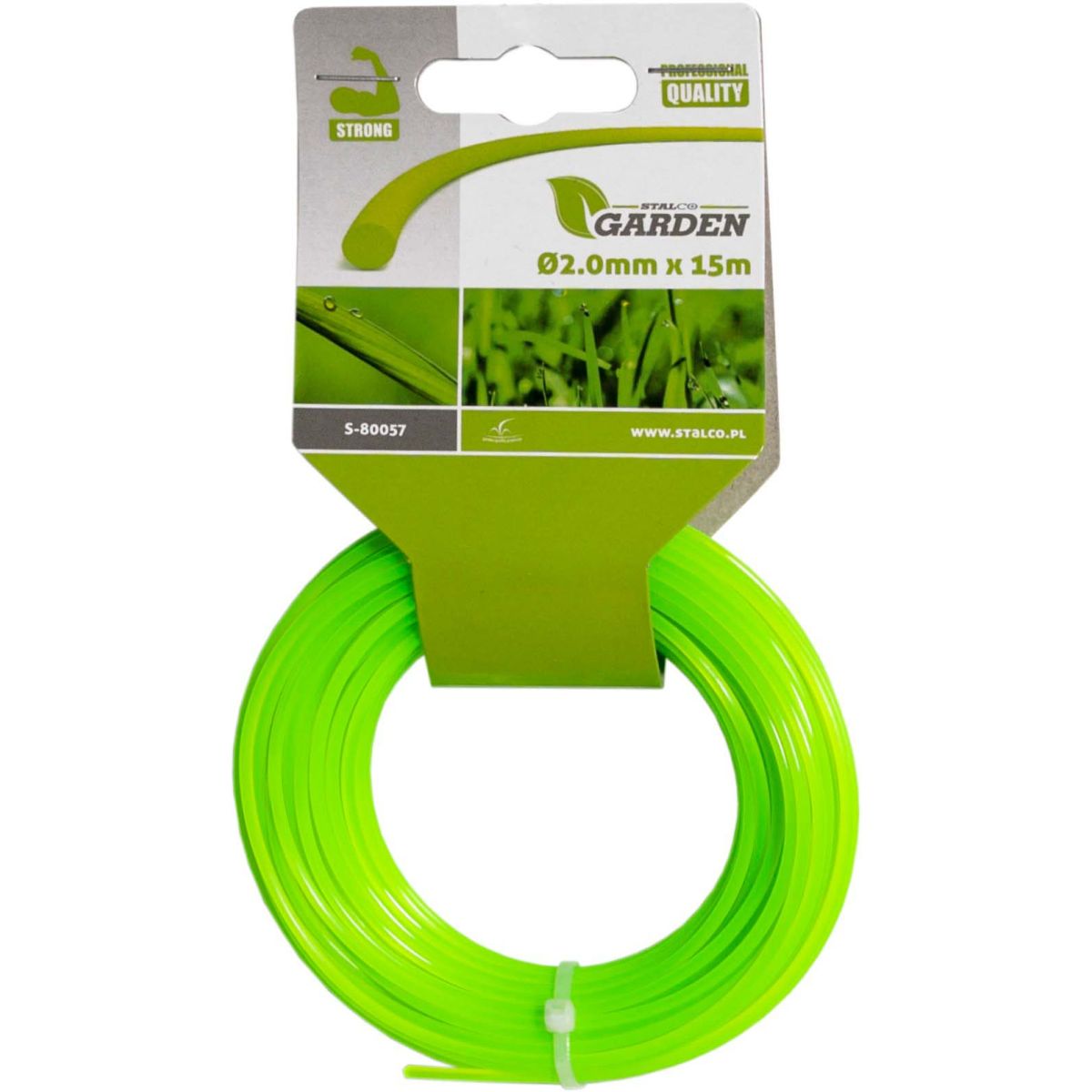 Żyłka tnąca okrągła 1,3 mm x 15 m Garden S-80050 Stalco