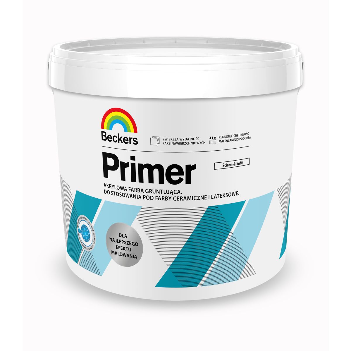 Farba Beckers designer primer biały 3 L Beckers