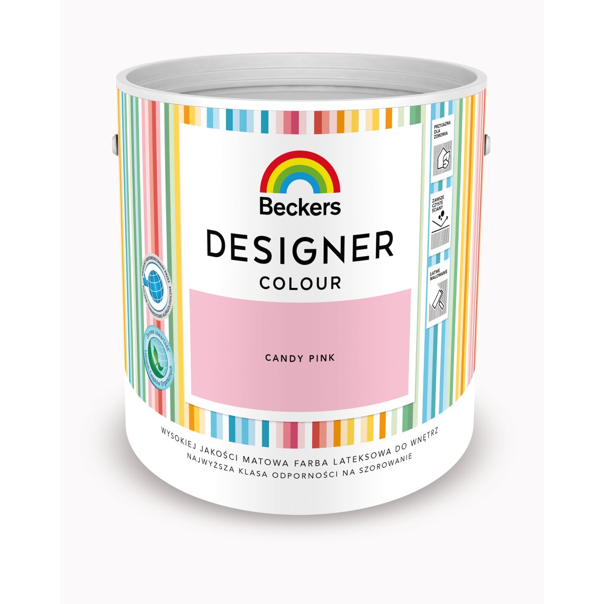 Farba Beckers designer colour Cand. pink 2,5 L Beckers
